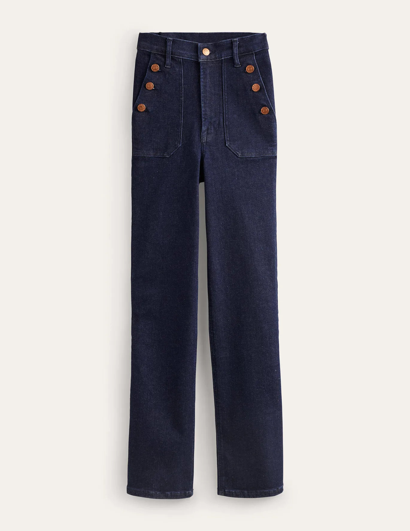 Patch Pocket Straight Jeans | Boden (US)