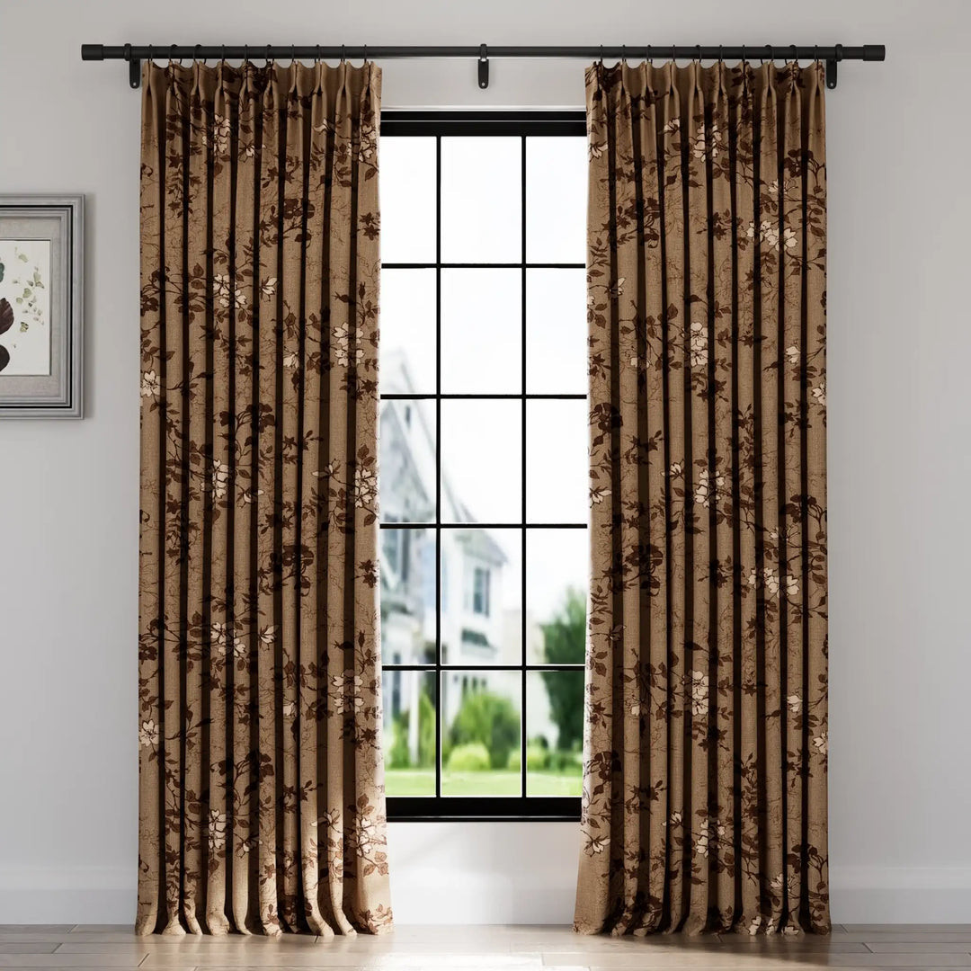 Sara Le Print Linen Drapery Pleated | TWOPAGES