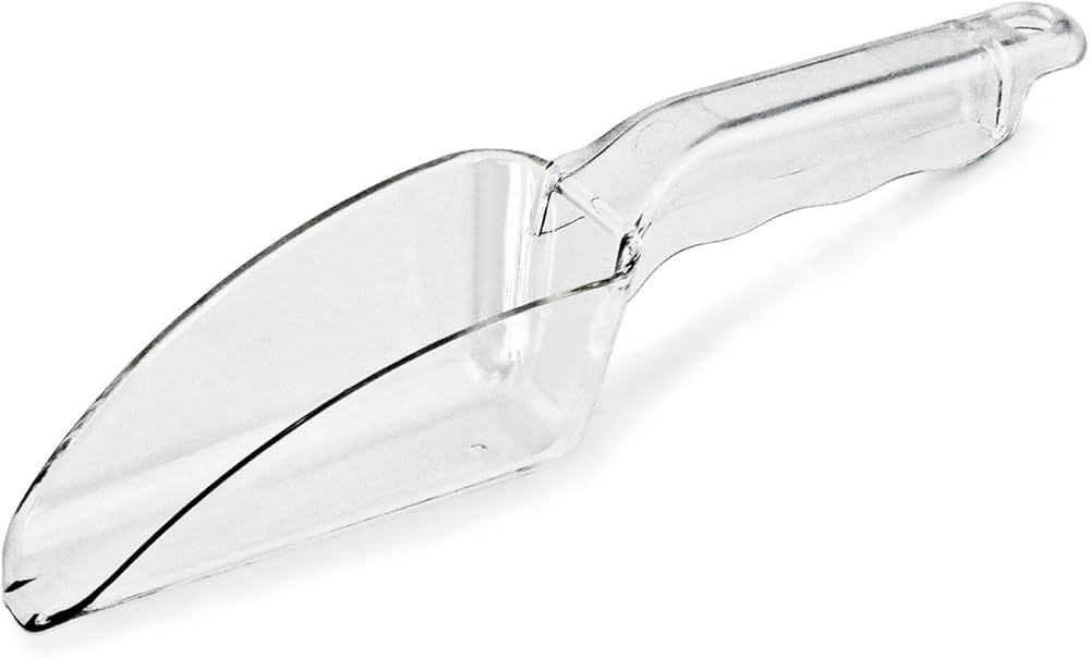 New Star Foodservice 34387 Polycarbonate Plastic Utility Ice Scoop, Clear, 6-Ounce | Amazon (US)