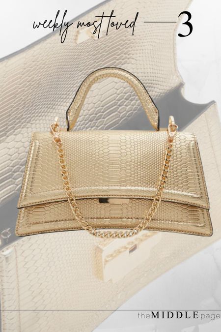 The chicest trending Metallic handbag for under $100!

#LTKstyletip #LTKfindsunder100 #LTKitbag