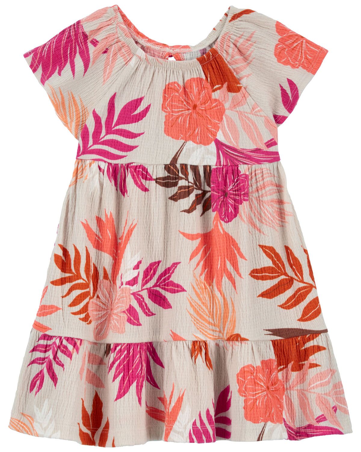 Toddler Tropical Crinkle Jersey Dress | Carter's