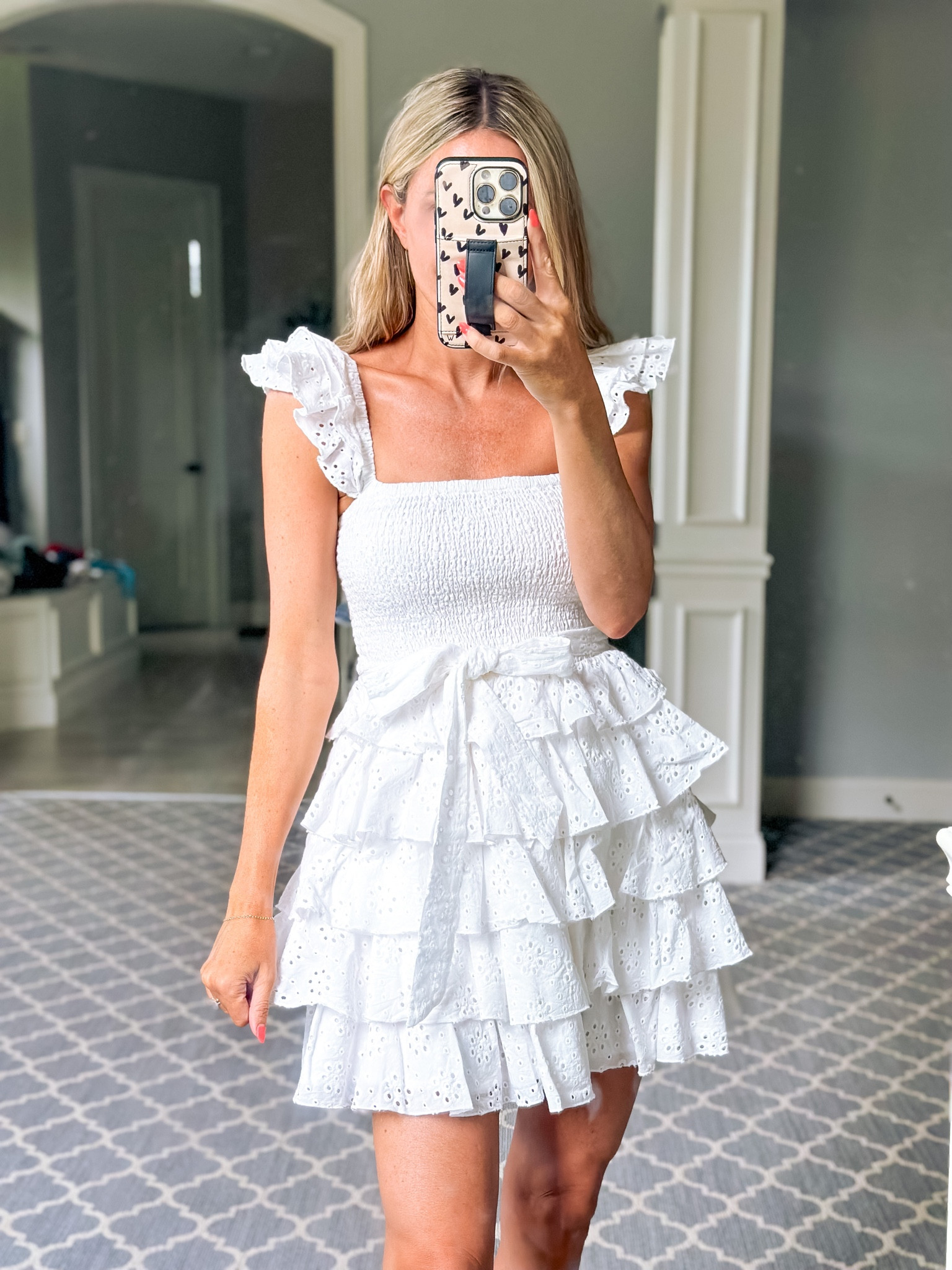 knee length dresses for ladies Carlotta Mini Dress -Afina  Arizonia Rose