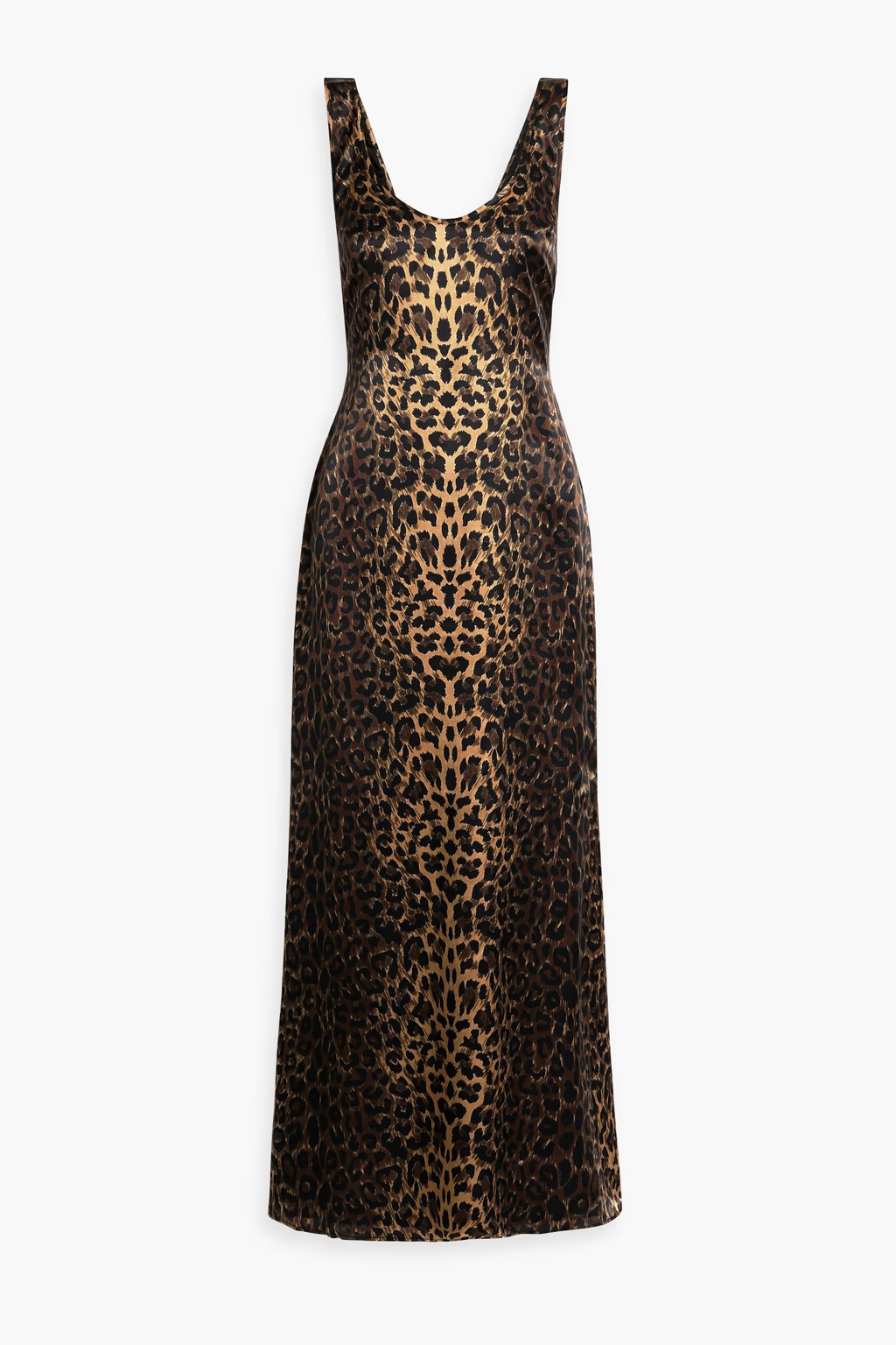 Slip Dress aus Seide in Maxilänge mit Leopardenprint | The Outnet (UK and Europe)