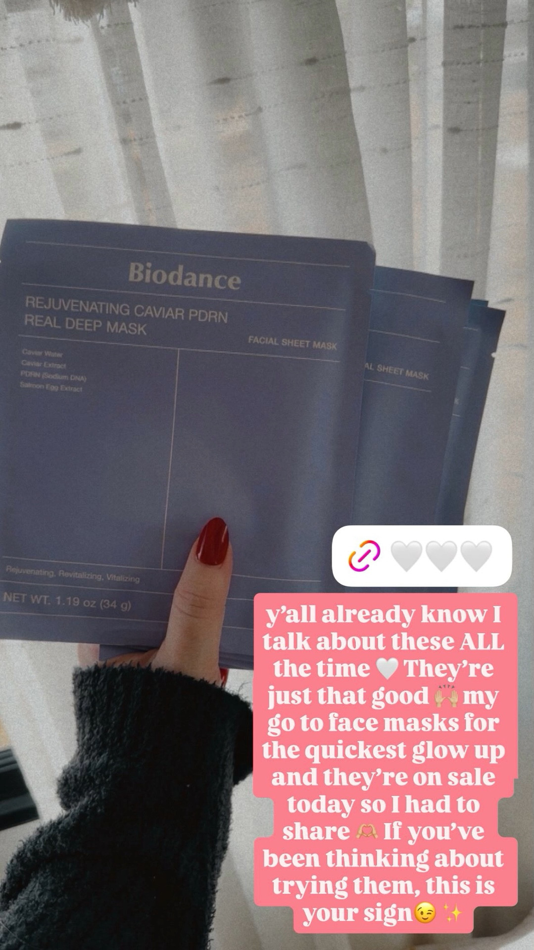 y’all already know I talk about these ALL the time 🤍 They’re just that good 🙌🏼 my go to face masks for the quickest glow up and they’re on sale today so I had to share 🫶🏼 If you’ve been thinking about trying them, this is your sign😉 ✨ amazon finds | amazon sale | amazon deals | skincare must haves | face masks | glow up | self care essentials | at home spa | affordable skincare | budget friendly finds | daily skincare | beauty routine | healthy skin | amazon beauty | on sale now | trending on amazon | must have finds | skincare favorites | amazon storefront | pamper yourself | radiant skin | best sellers | summer skincare | easy skincare routine

#LTKBeauty #LTKdayinmylife #LTKSaleAlert