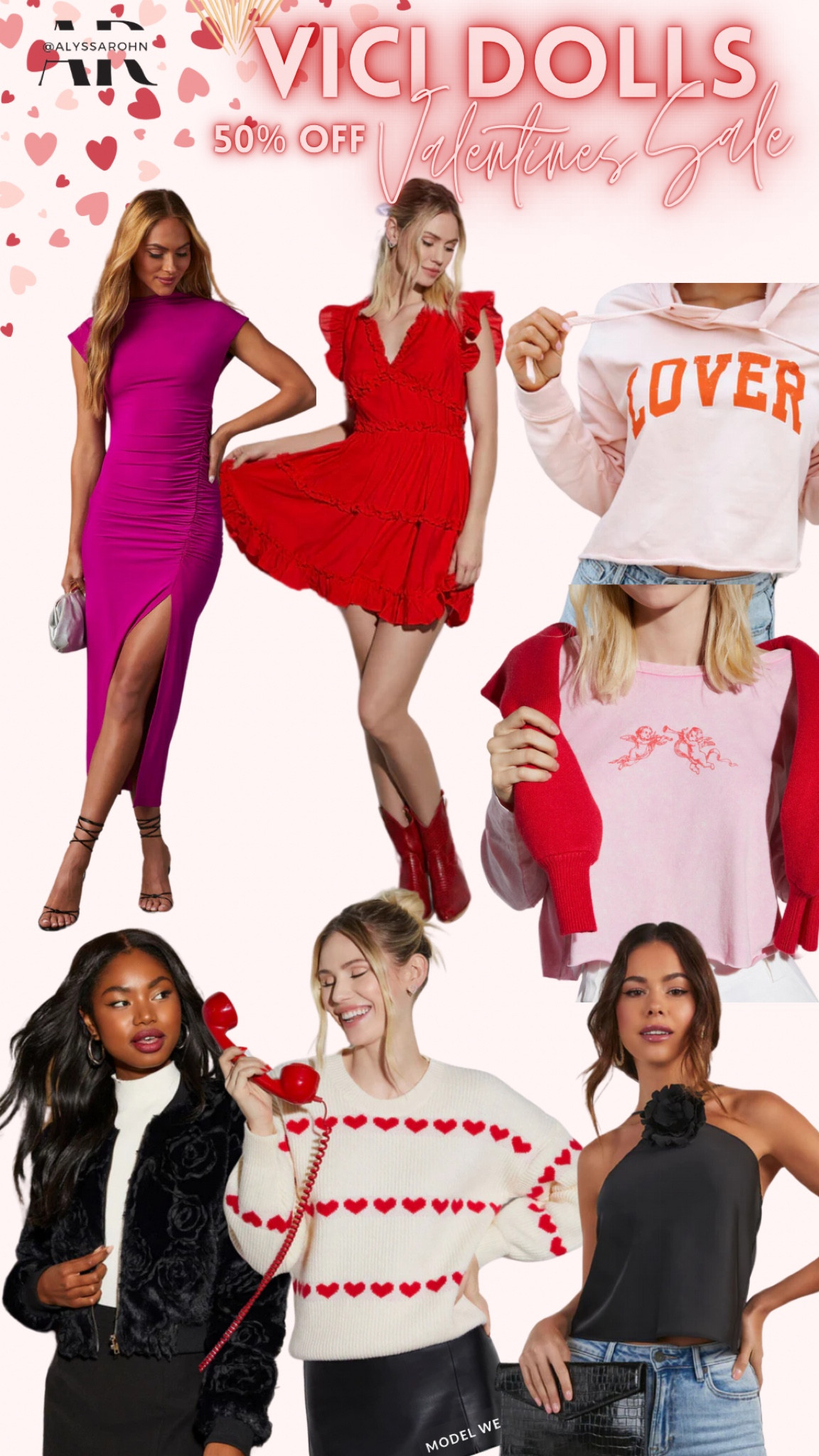 Vici dolls sale. 50% off. #valentinesale
@vicidolls #viciambassador

https://ambassador.vicicollection.com/alyssarohn

Use code: LOVE50

#LTKsalealert #LTKstyletip #LTKSeasonal