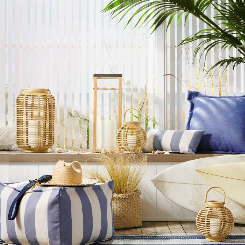 Resin Outdoor Lantern Natural - Threshold™ | Target