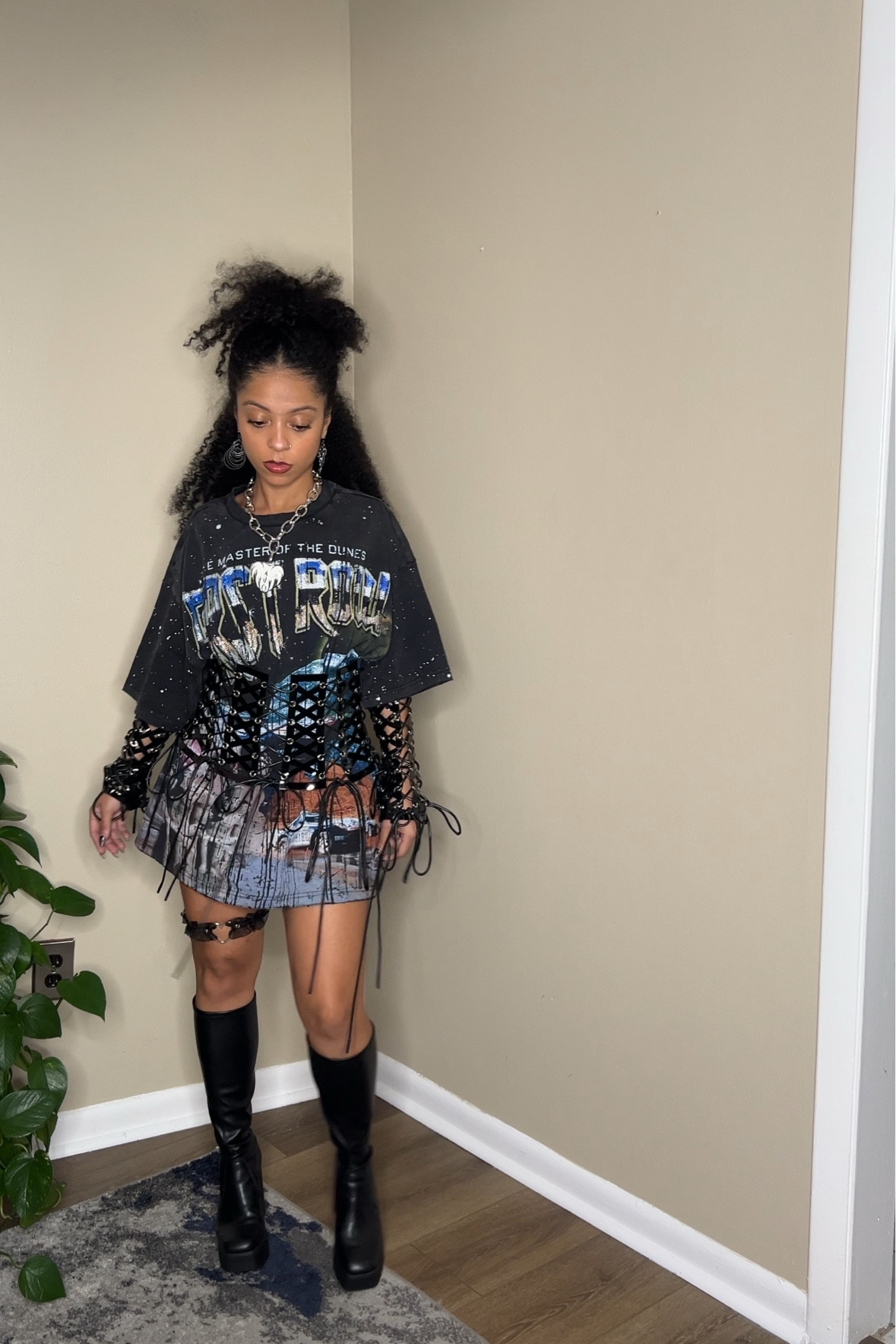 Shirt: Size S; Corset: Size S 

 #LTKSeasonal #LTKSaleAlert #LTKStyleTip