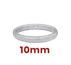 GoldChic Jewelry Stainless Steel Stretch Link Chain Bracelet for Women, Flexible Wide Gold Wristb... | Amazon (US)