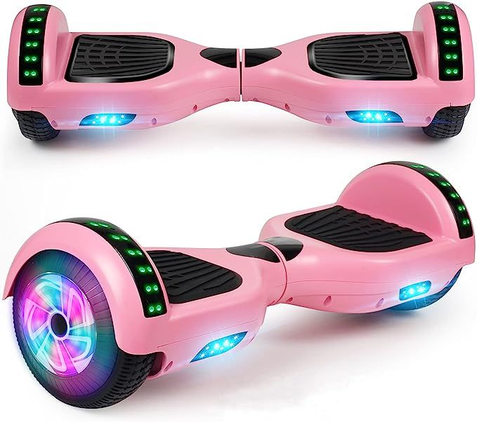 LIEAGLE Hoverboard, 6.5" Self Balancing Scooter Hover Board with Bluetooth Wheels LED Lights for ... | Amazon (US)