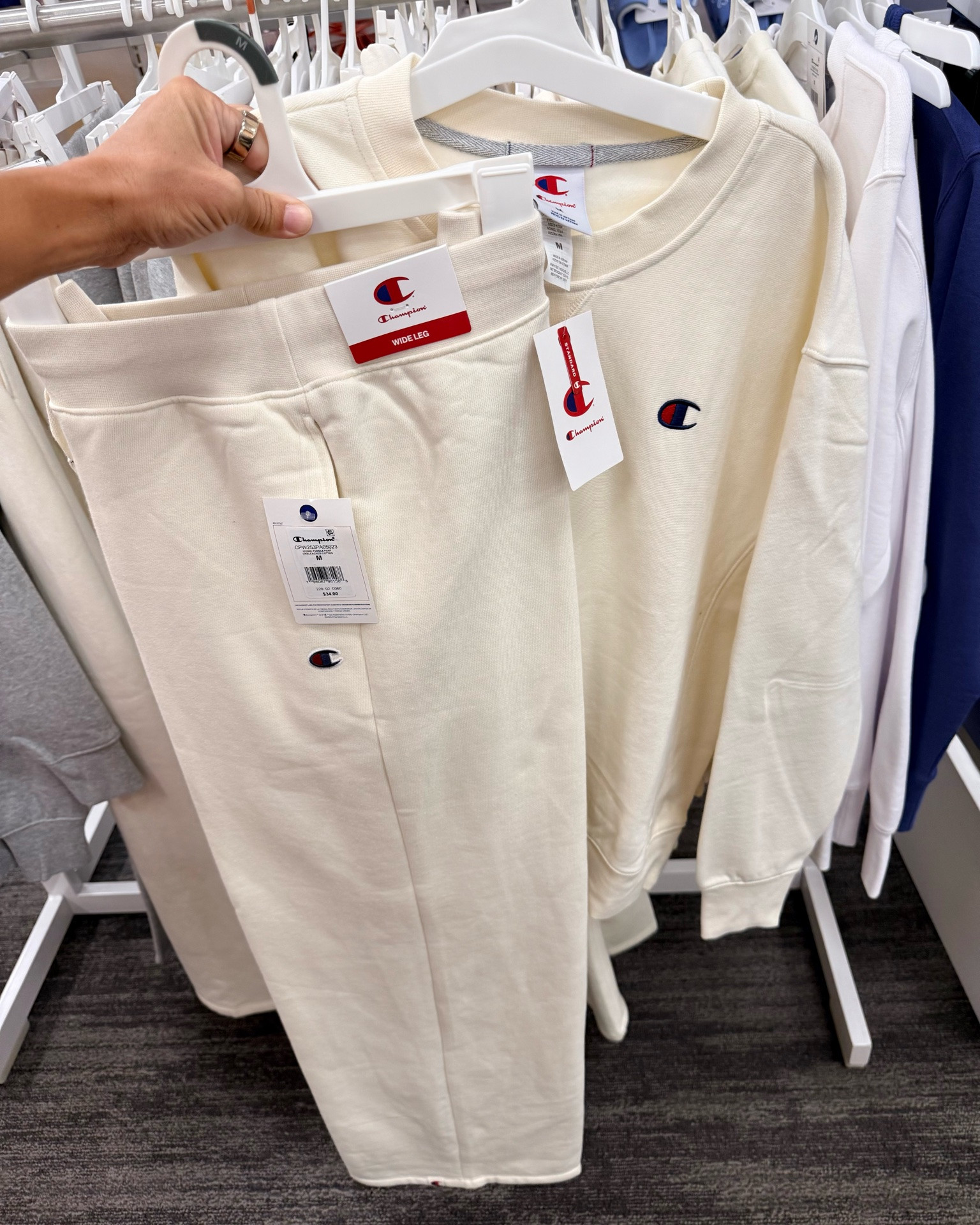 Champion wide leg matching set from Target.

#LTKgrwm #LTKootd #LTKOver40