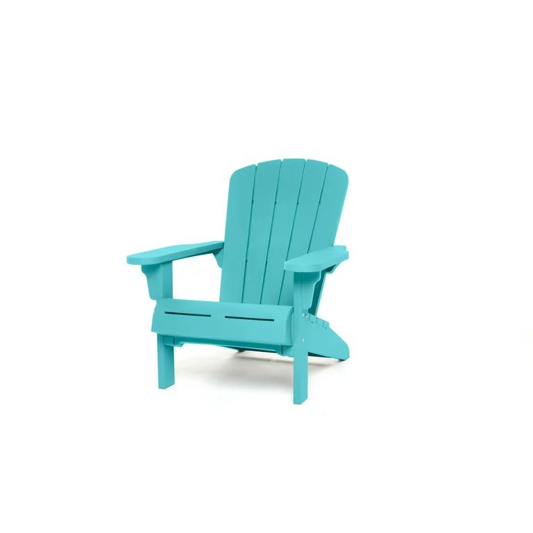 Keter Adirondack Chair, Resin Outdoor Furniture, Teal | Walmart (US)