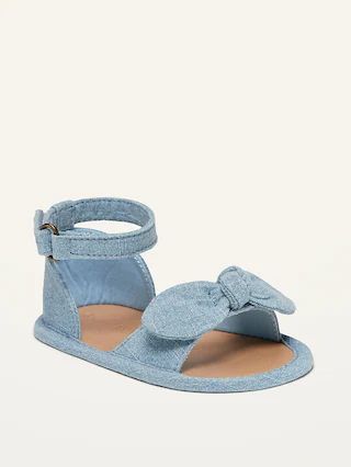 Bow-Tie Textile Sandals for Baby | Old Navy (US)