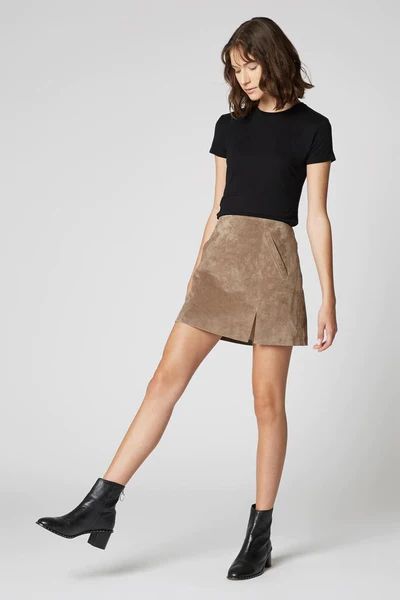 French Taupe Skirt | BlankNYC