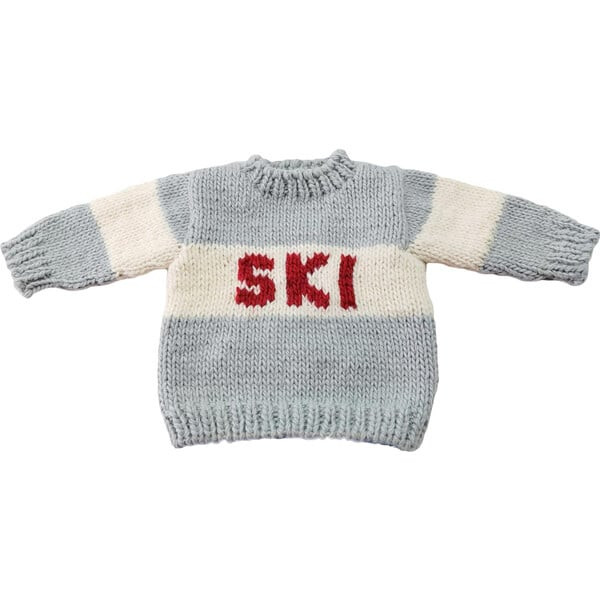 Baby Ski Sweater, Bowie Grey | Maisonette
