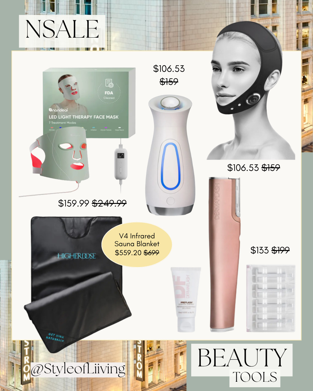 Nordstrom Anniversary Sale Early Access! Check out these beauty tools that are on sale! From red light therapy face masks, steamers, face lift neck bands, dermaplaning tool, High Dose infrared sauna blanket. #beauty #beautytools #nsale #nordstromsale #sale  

 #LTKselfcare #LTKSaleAlert #LTKBeauty