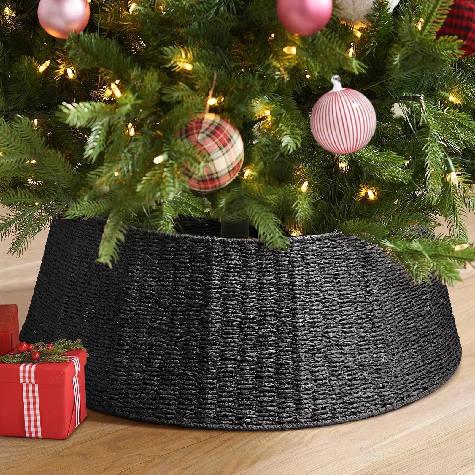 Ayieyill 26 inch Christmas Tree Collar, Christmas Tree Skirt Cover for Christmas Tree Decorations... | Walmart (US)