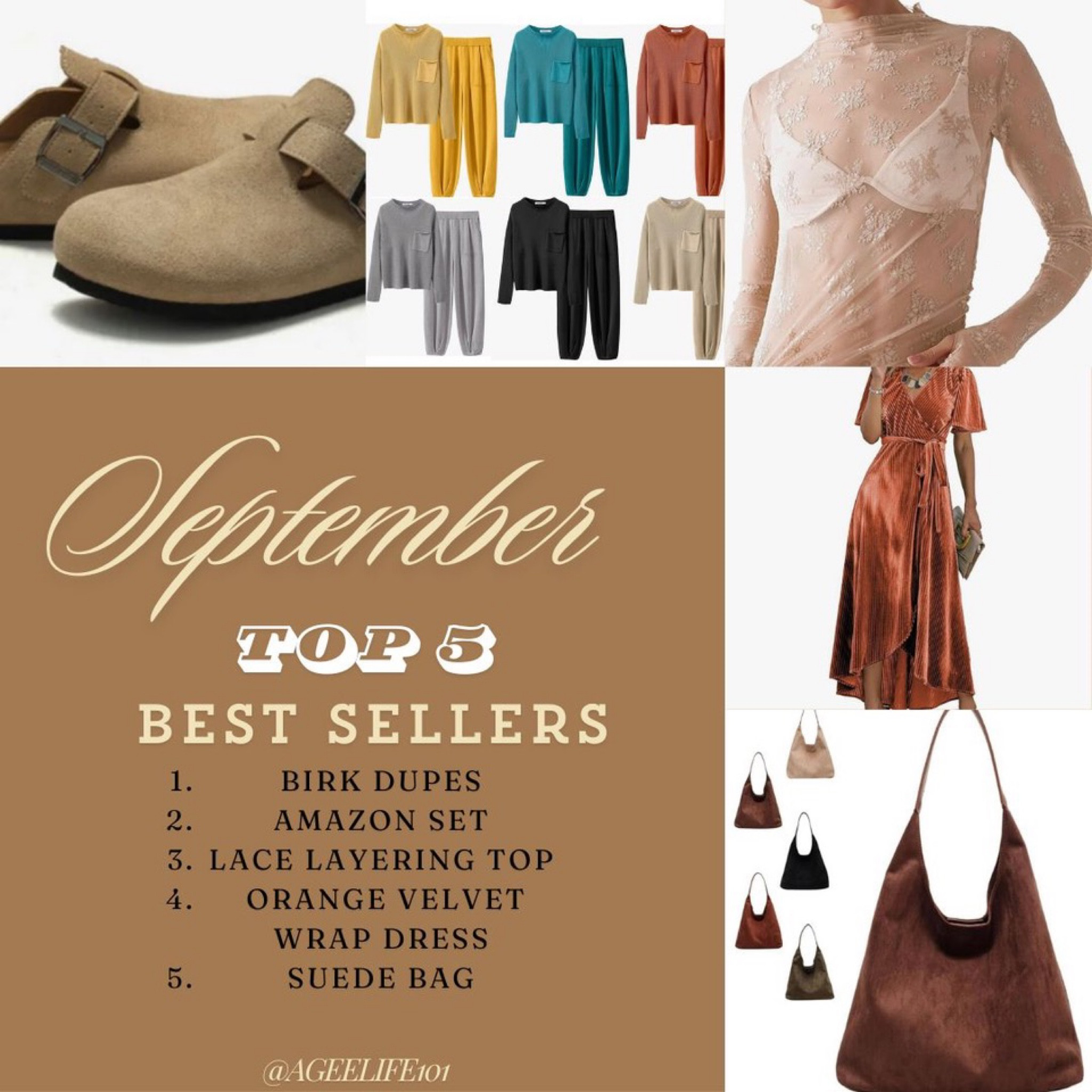 Septembers best sellers had 2 repeats! Y’all are loving the lace too and Burk dupes as much as I do. No surprise my best sellers are all #amazonfinds 👀 

#LTKSeasonal #LTKFallSale #LTKSaleAlert