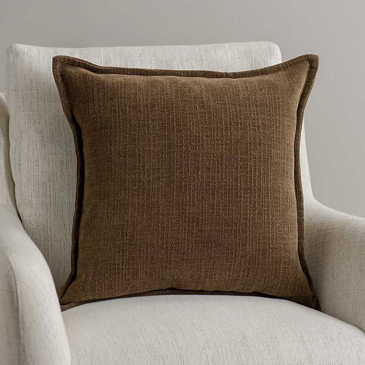 New! Umber Desert Chenille Pillow | Kirkland's Home