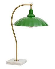 24in Penelope Brass Table Lamp With Metal Shade | TJ Maxx