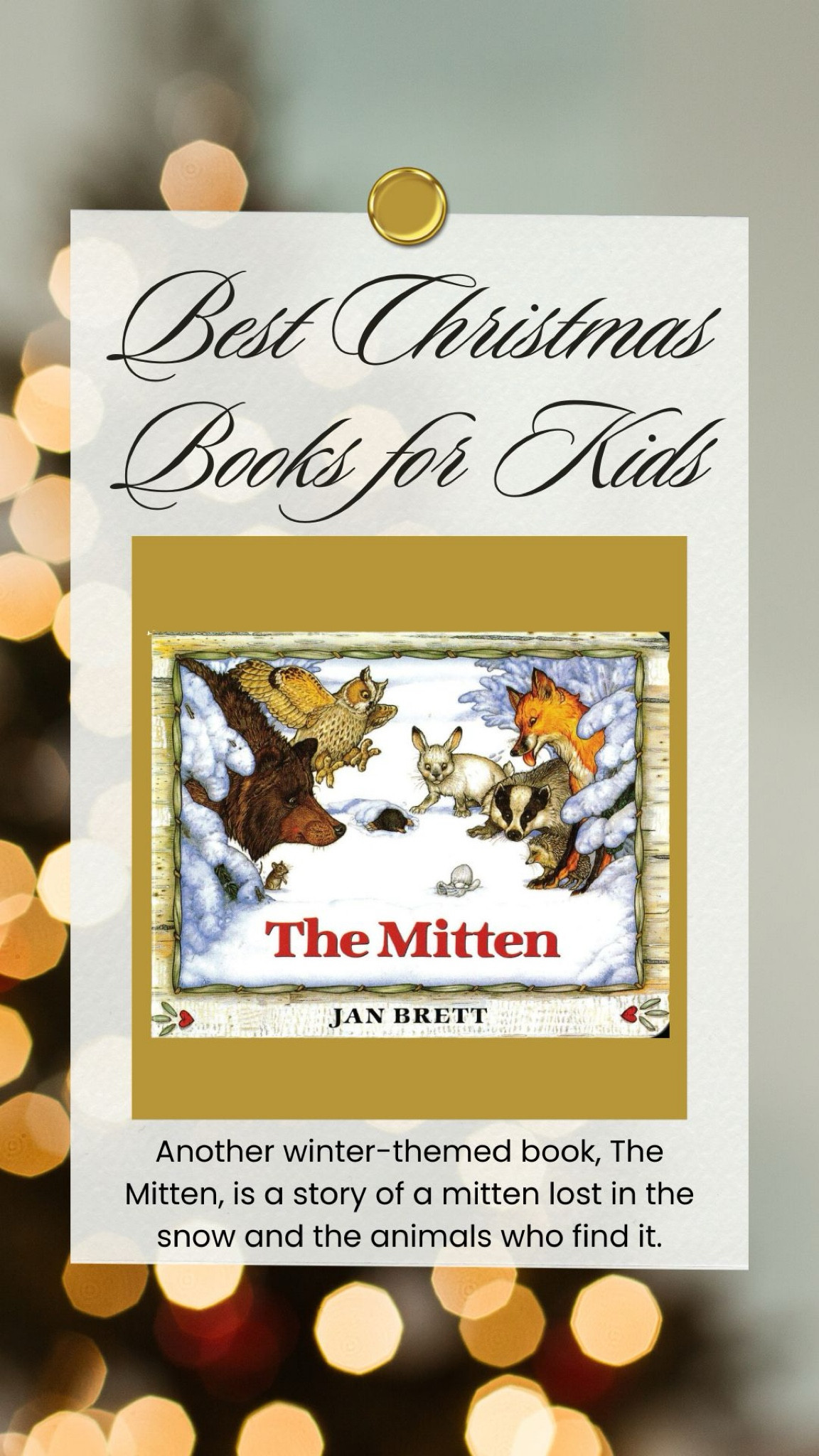 A winter-themed book about a mitten lost in the snow - perfect for little kids.


#LTKKids #LTKGiftGuide