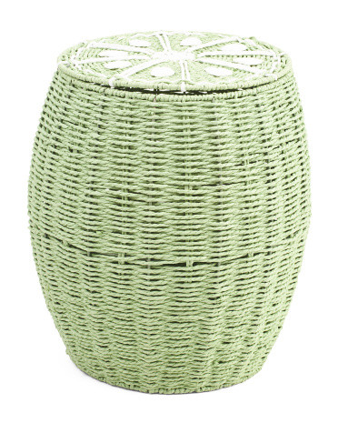 16in Lime Lidded Storage Basket | Office & Storage | Marshalls | Marshalls
