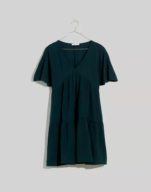 Lightspun Popover Tiered Mini Dress | Madewell