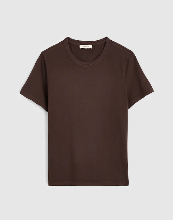 The Perfect Crewneck Tee in Allday Jersey | Madewell