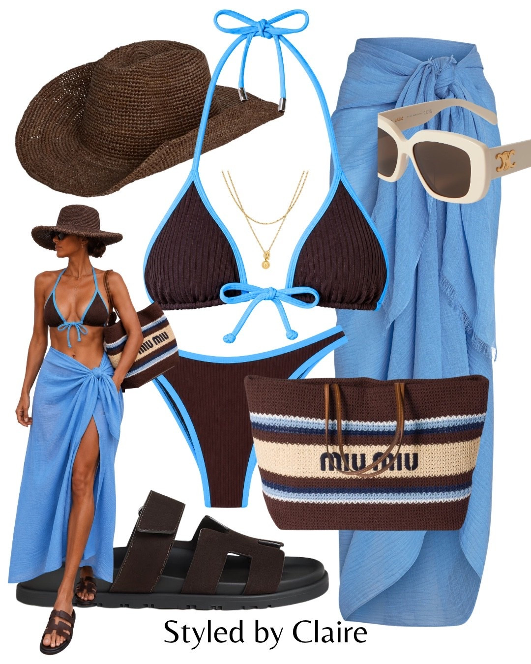 BROWN & BLUE BIKINI SET🤎💙

#LTKsummer #LTKstyletip #LTKswimwear