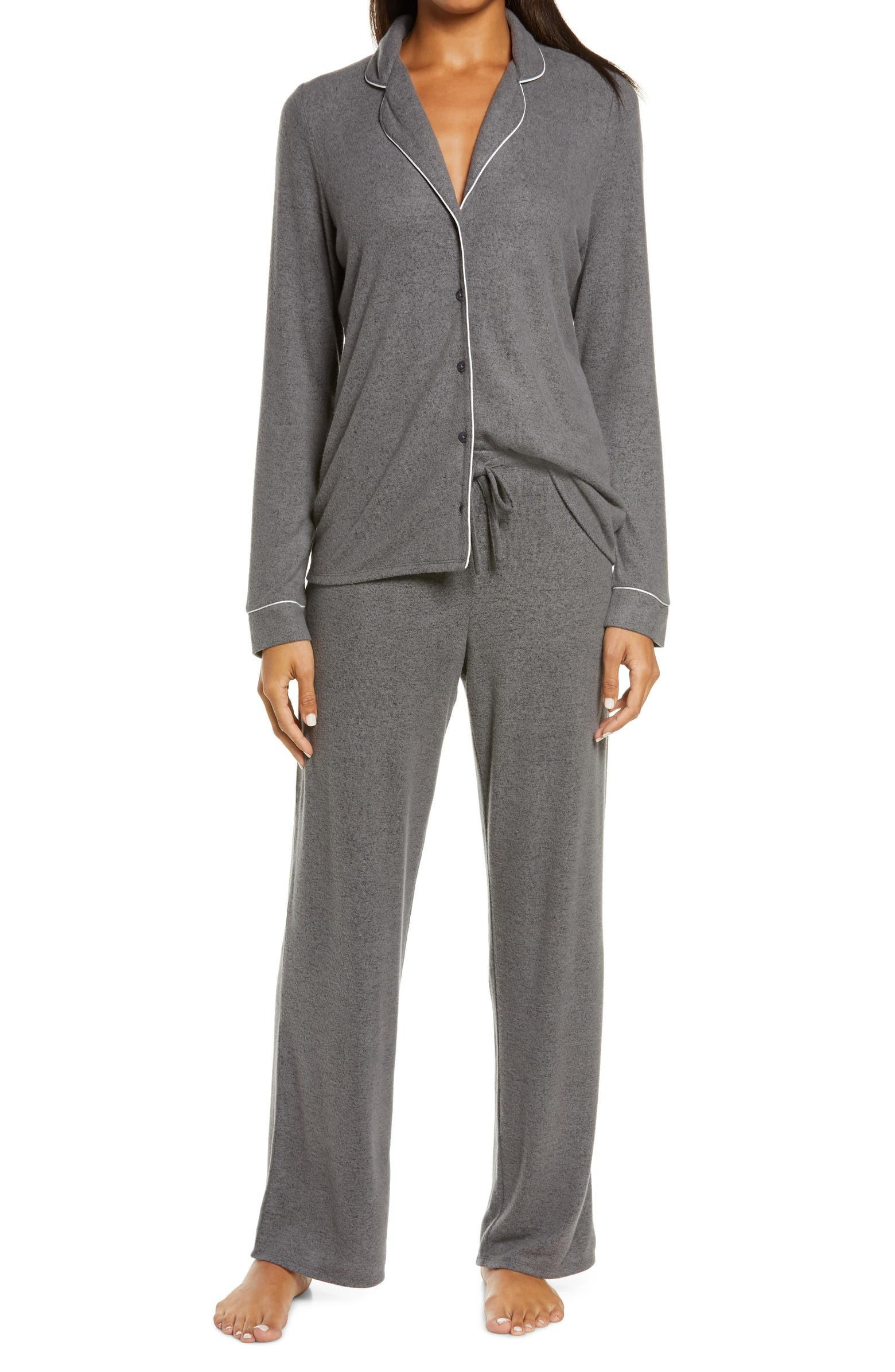 Brushed Hacci Pajamas | Nordstrom