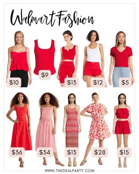 Walmart Fashion | Walmart Outfits | Summer Outfits | Red Outfits | Red Dress

#LTKfindsunder100 #LTKstyletip #LTKfindsunder50