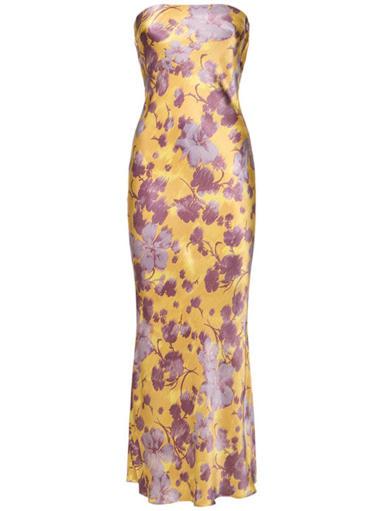 Moondance strapless floral viscose dress - Bec + Bridge - Women | Luisaviaroma | Luisaviaroma