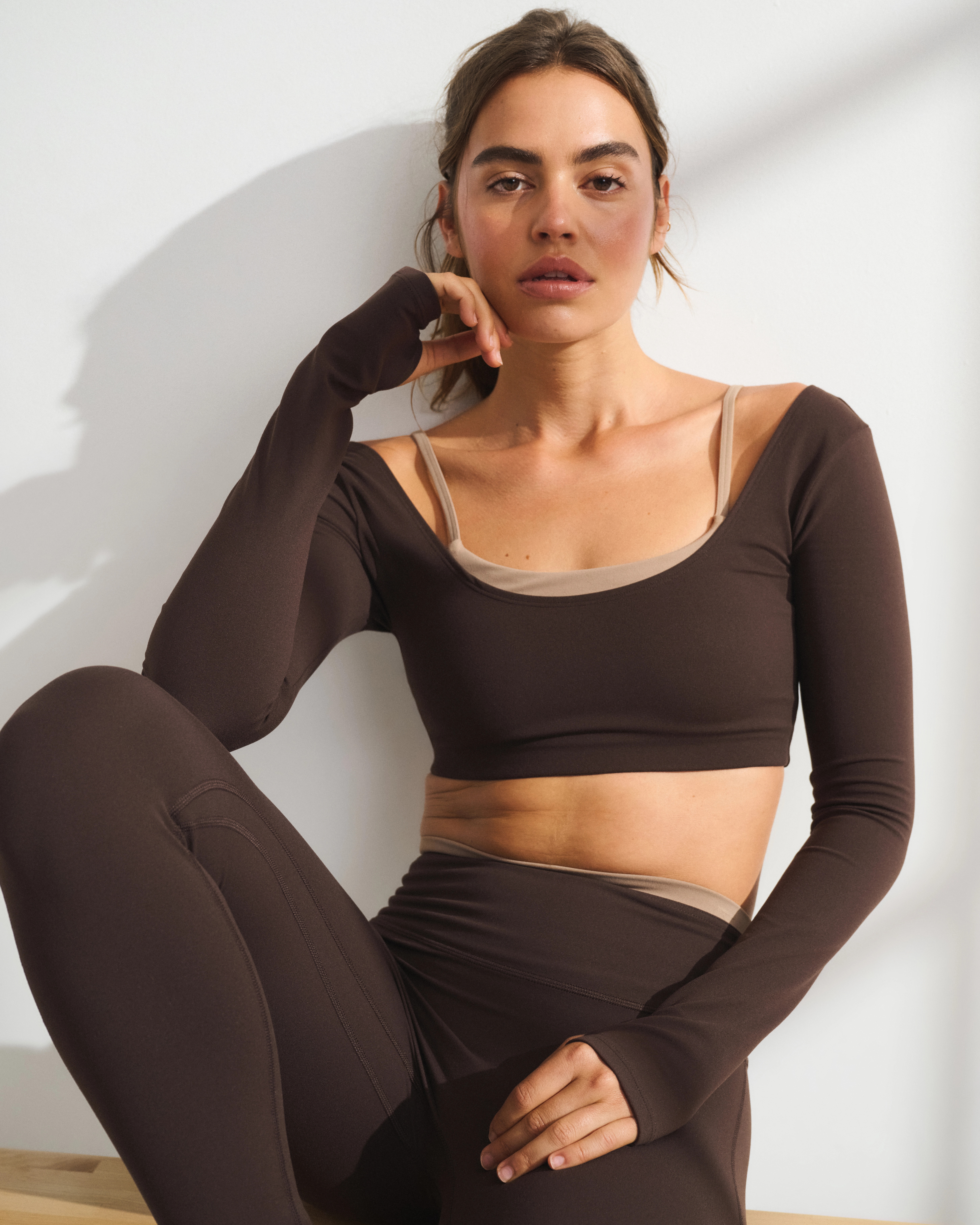 YPB studioFLEX Double-Layered Top | Abercrombie & Fitch (US)
