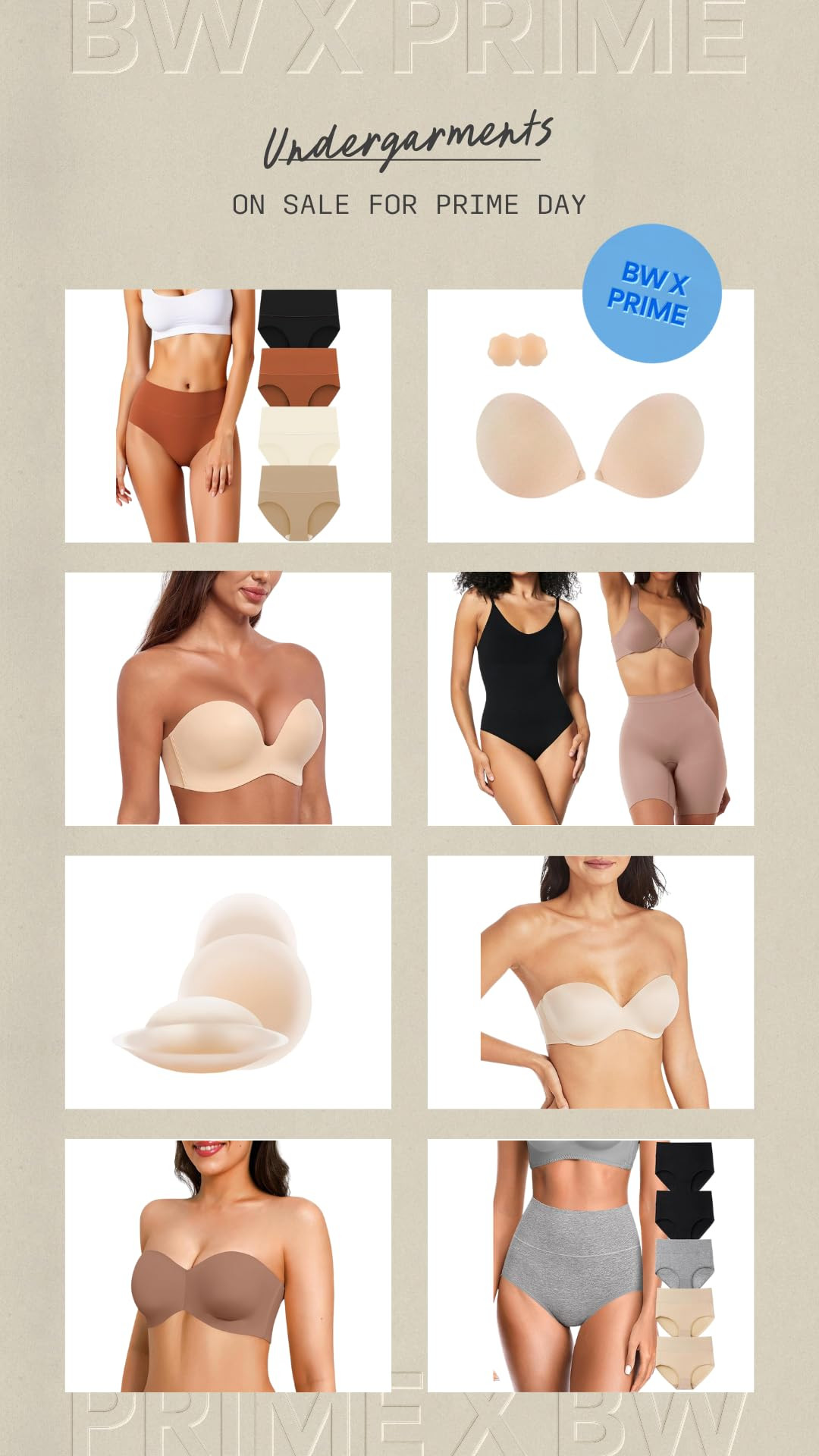 Amazon Prime- Undergarments

 

 #LTKMidsize #LTKStyleTip