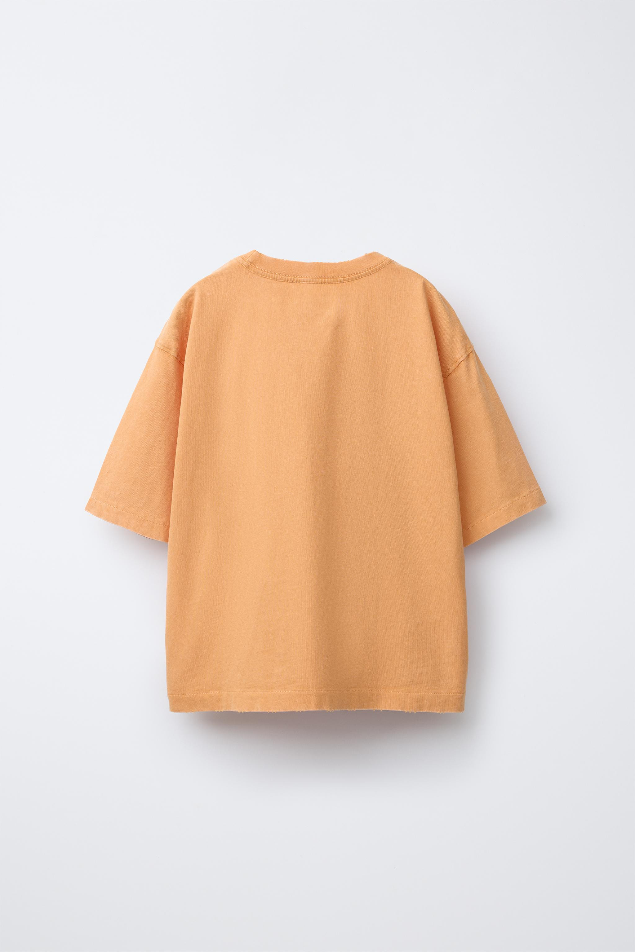 WASHED EFFECT POCKET T-SHIRT | Zara US