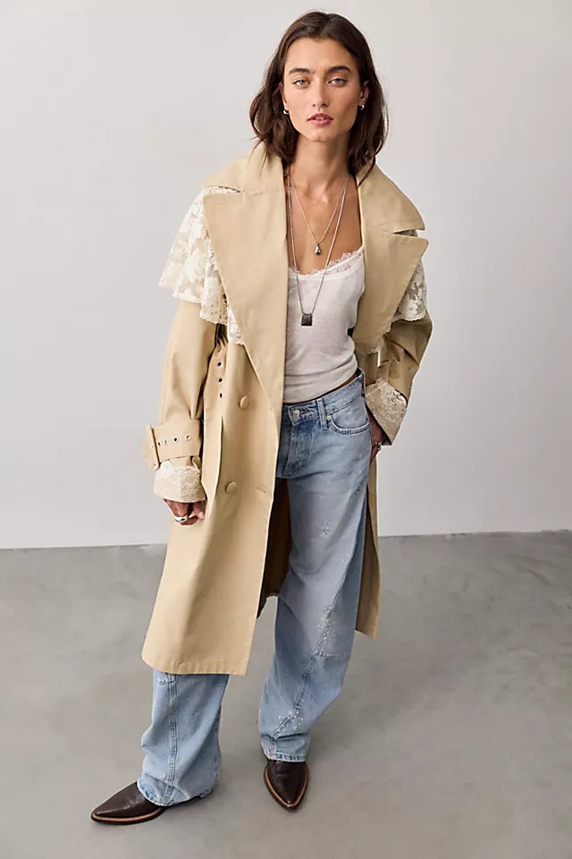 For Love & Lemons Maru Oversized Trench Coat | Free People (Global - UK&FR Excluded)