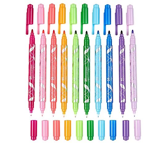 Erin Condren Multi-Colored Dual-Tip Markers, 10-Pack - QVC.com | QVC