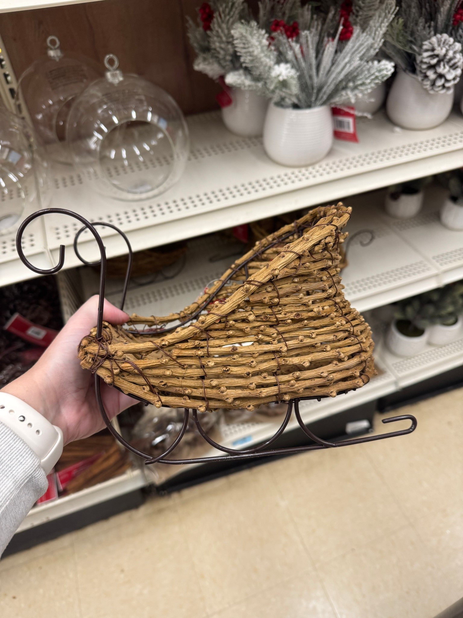 The cutest little sleigh 🥰

#LTKSeasonal #LTKHoliday #LTKHome