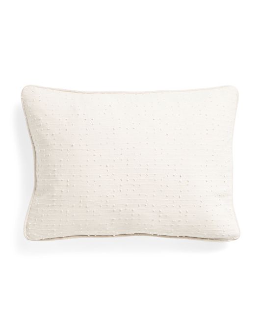 14x20 Textured Cotton Blend Pillow | TJ Maxx