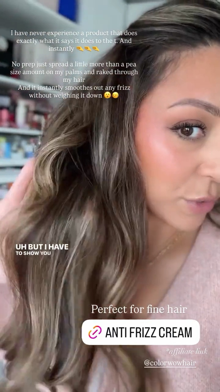 I have never experience a product that does exactly what it says it does to the t. And instantly 🤏🤏🤏

No prep just spread a little more than a pea size amount on my palms and raked through my hair 
And it instantly smoothes out any frizz without weighing it down 😮🙂‍↔️ Perfect for fine hair 🙌✨❤️



Sephora hair favourites, Sephora sale, Sephora must haves, Sephora essentials 

#LTKBeauty #LTKStyleTip #LTKSaleAlert