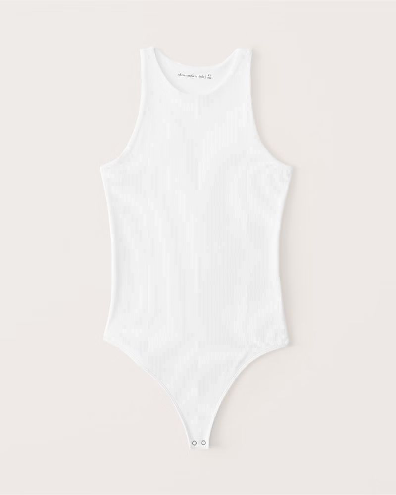 Women's Refined Seamless Rib Fabric Scuba Bodysuit | Women's Tops | Abercrombie.com | Abercrombie & Fitch (US)