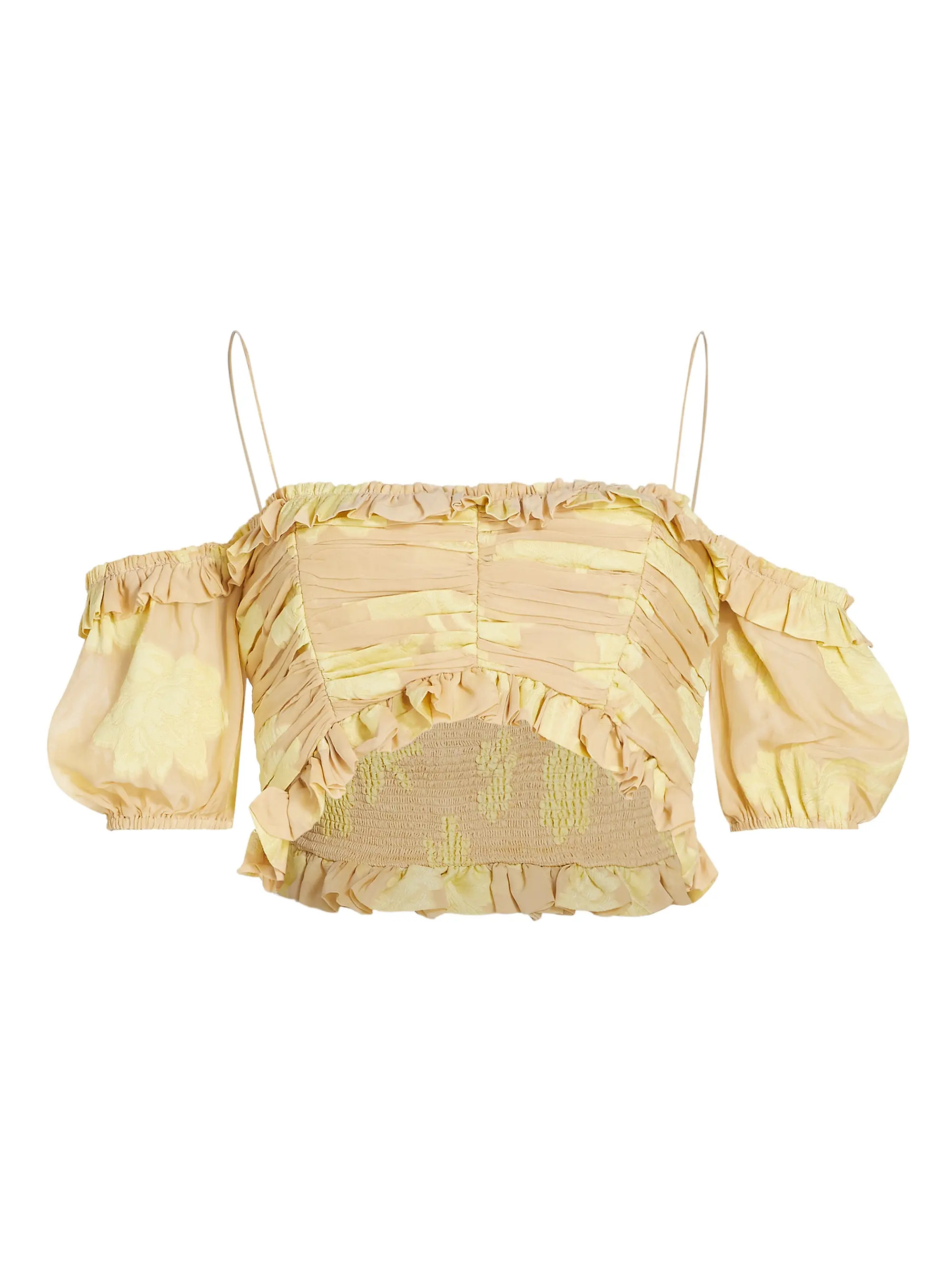 Emalin Silk-Blend Floral Top | Saks Fifth Avenue