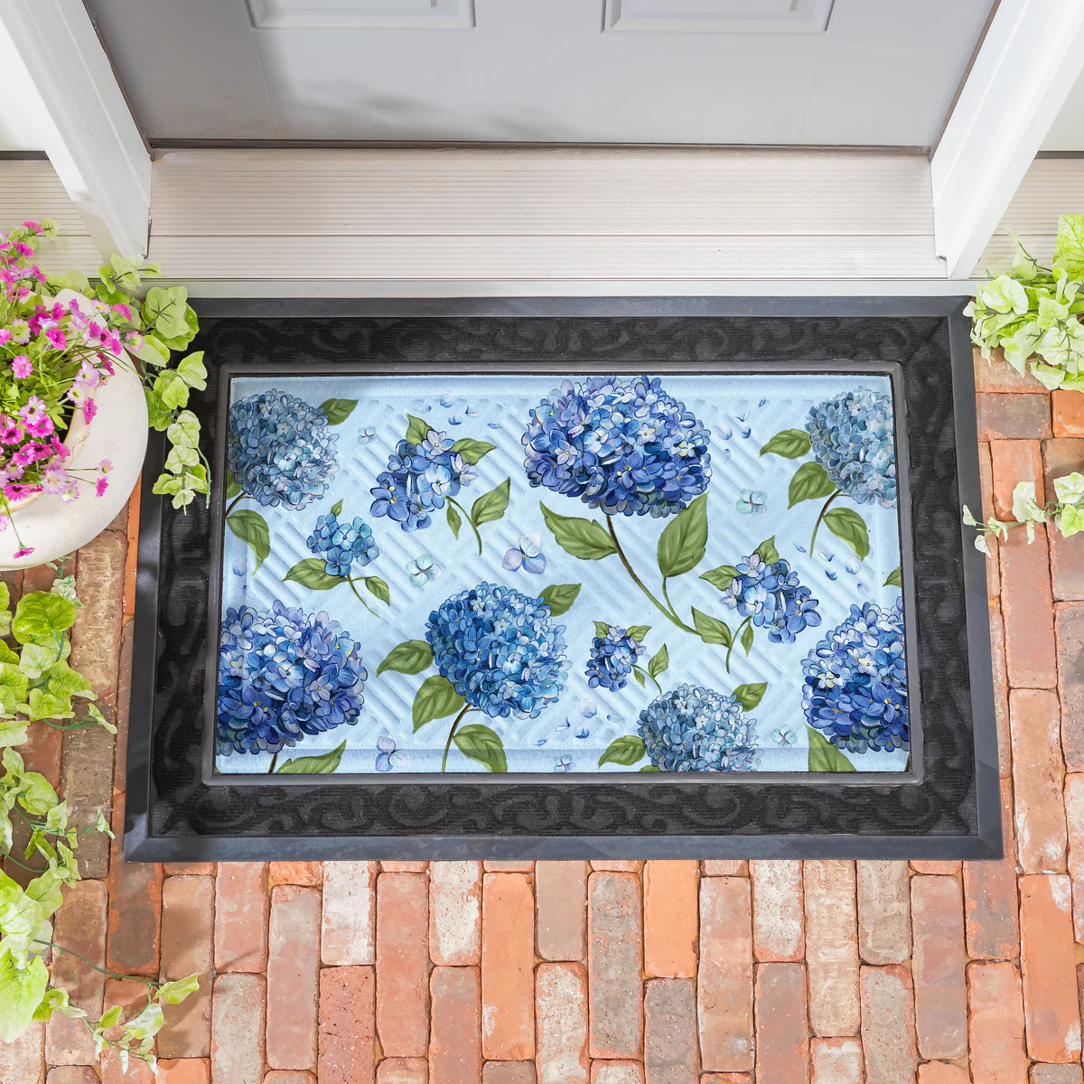 Vivastyle Embossed Mat, Hydrangea Haven Bright | My Evergreen
