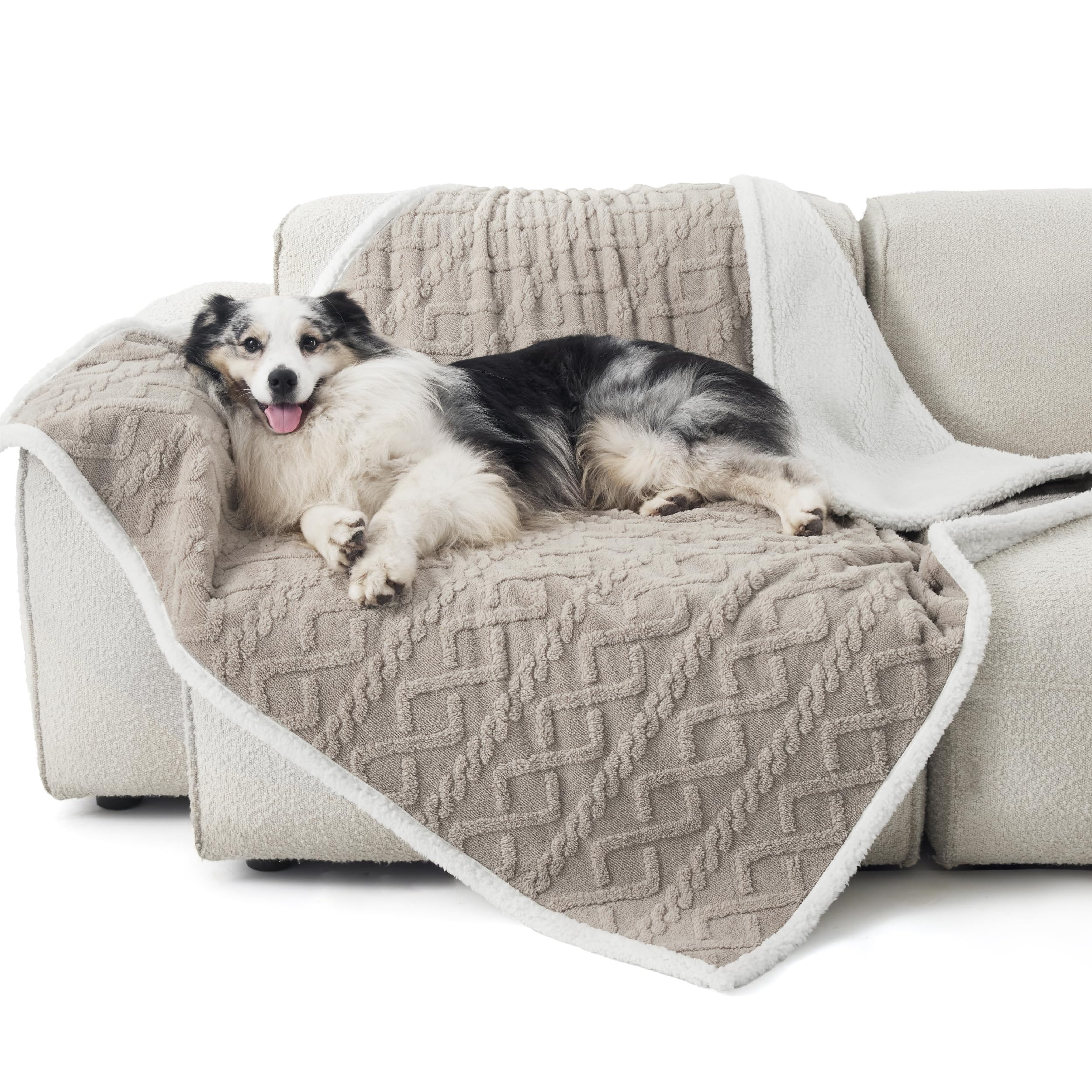 Bedsure Waterproof Dog Blankets for Large Dogs - Pet Blanket for Couch Protector Washable, Jacqua... | Amazon (US)