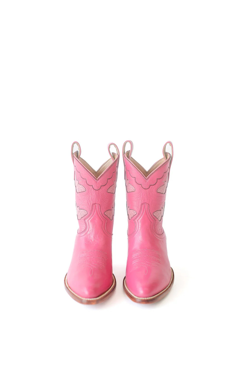 Audrey Cowgirl Boot in Mulberry Pink | Petite Paloma