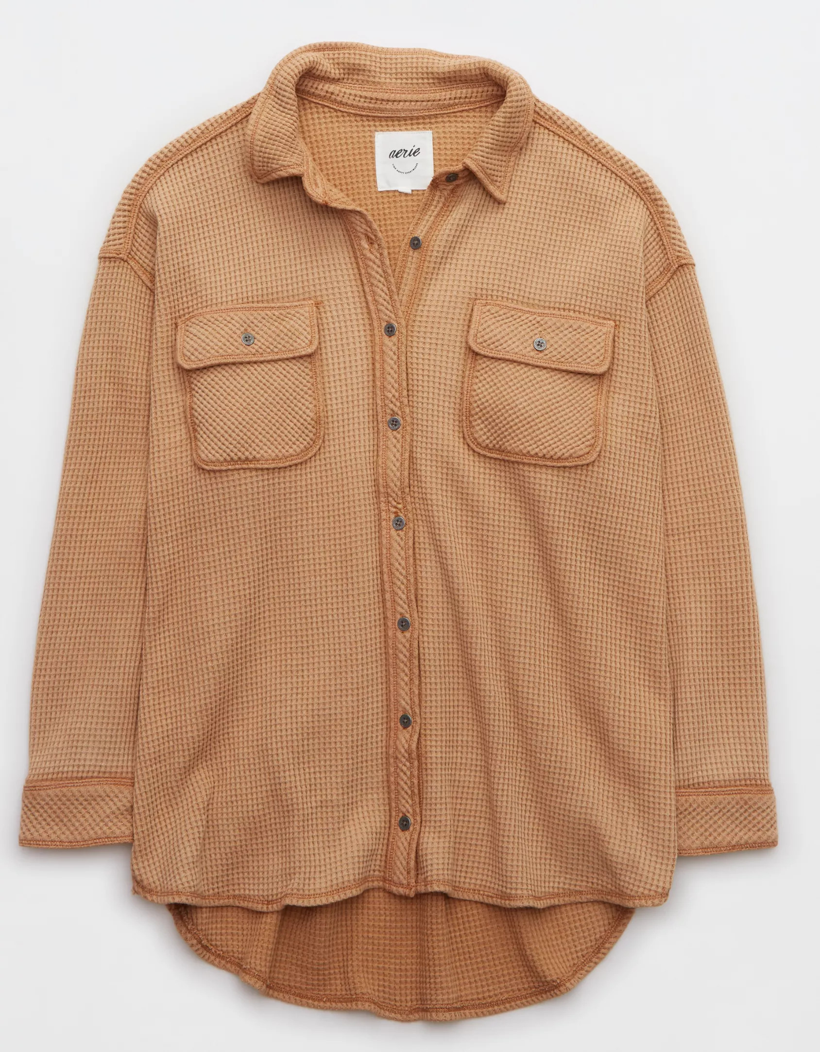 Aerie LumberJane Waffle Shirt | Aerie