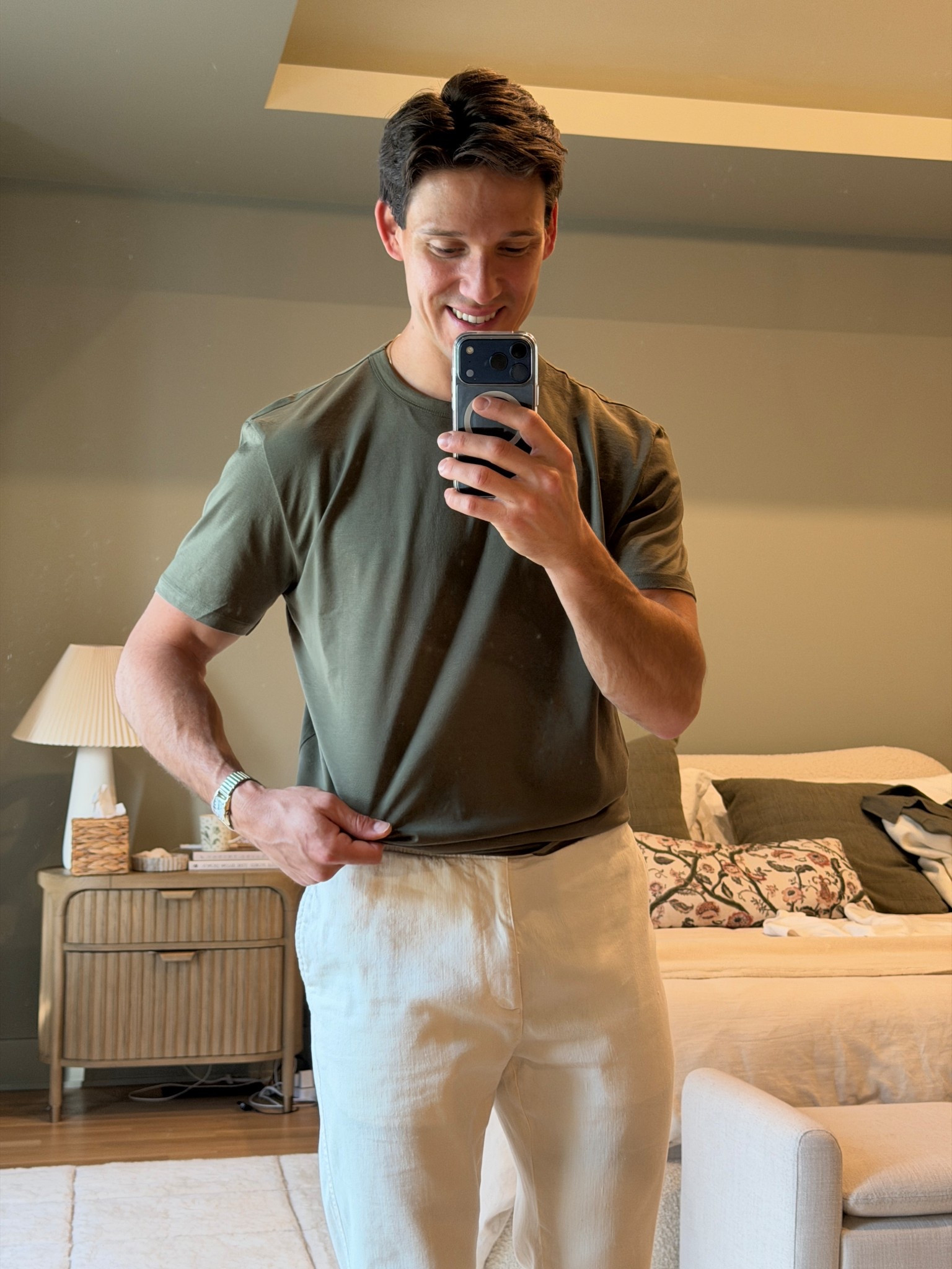Loving this cotton tee from @Quince  affordable, comfortable, and lightweight. Perfect for spring and summer! #quincepartner

#LTKootd #LTKMens