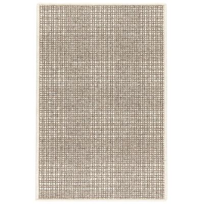 Checkers Flint Woven Wool Custom Rug | Annie Selke