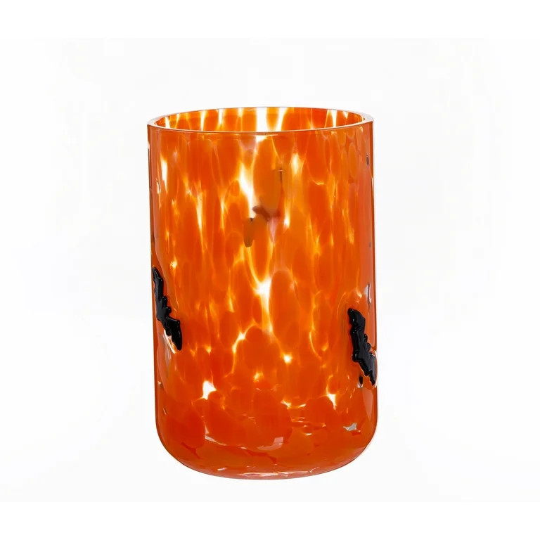 Way to Celebrate 12 fl oz Halloween Bats Charm Drinking Glass | Walmart (US)