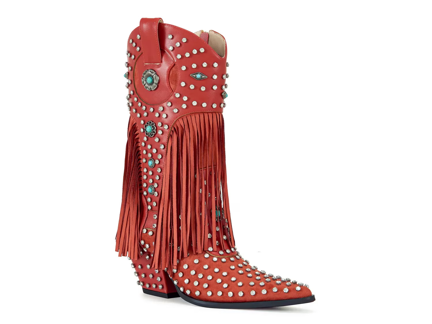 Azalea Wang Greyson Cowboy Boot | Women's | Red | Size 7 | Boots | DSW