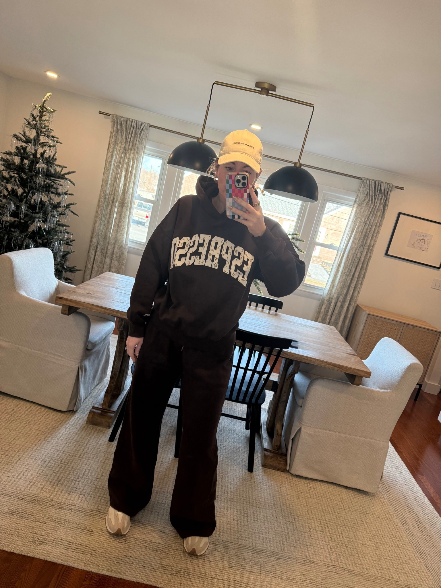 I will be wearing this outfit on repeat this winter ! Matching abercrombie brown espresso martini hoodie + sweatpants ( available in Long for the tall girlies) 

#LTKdayinmylife #LTKTall #LTKmomlife